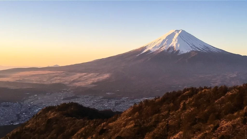 Vista do Monte Fuji